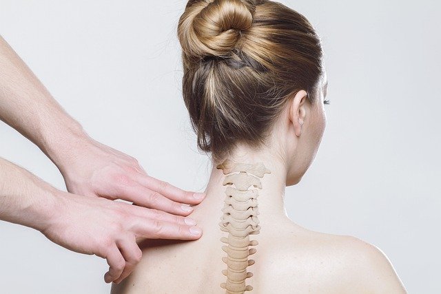 Poor posture leading to neck pain